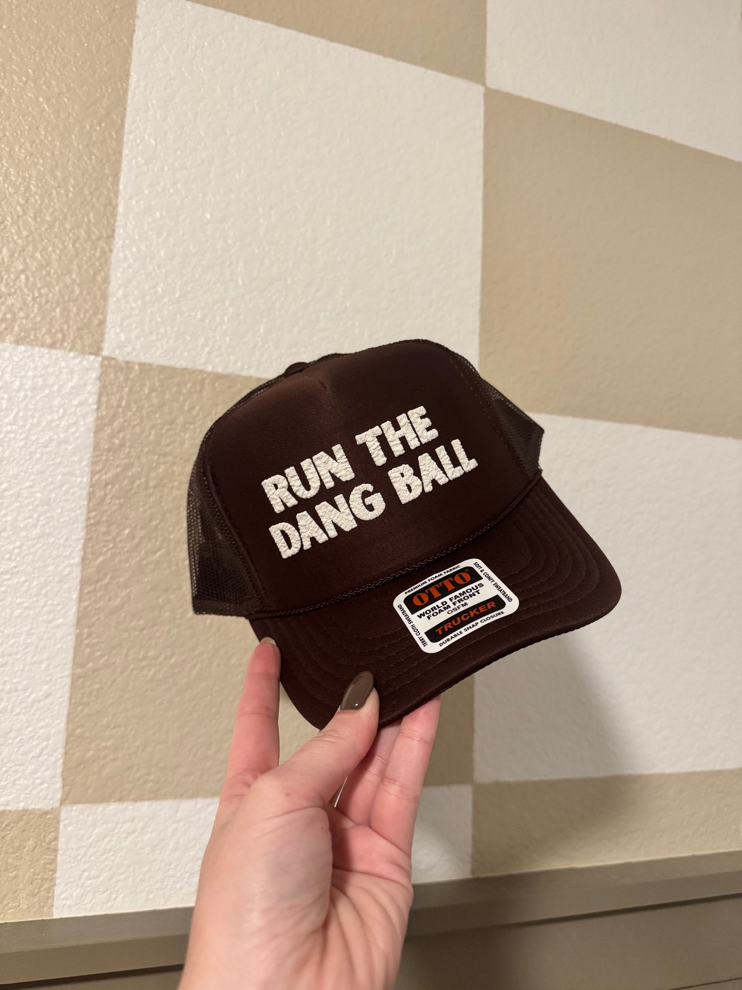 Run the Dang Ball Trucker Hat