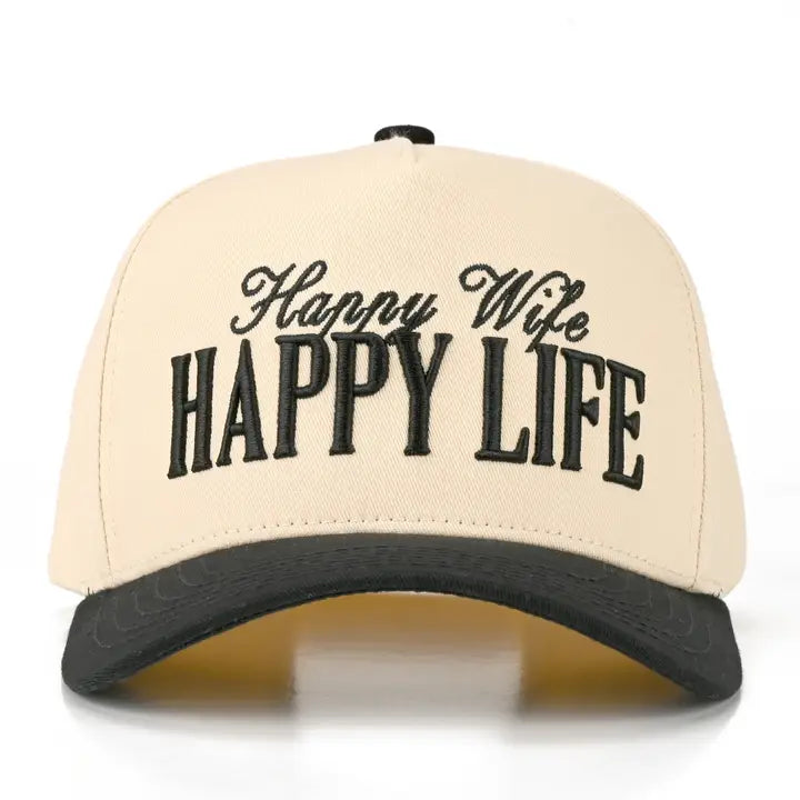 Happy Wife Happy Life Cap