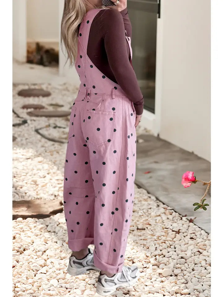 Summer Lovin’ Barrell Overalls (Pink)