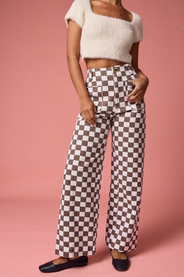 Game Day Checkered Pants