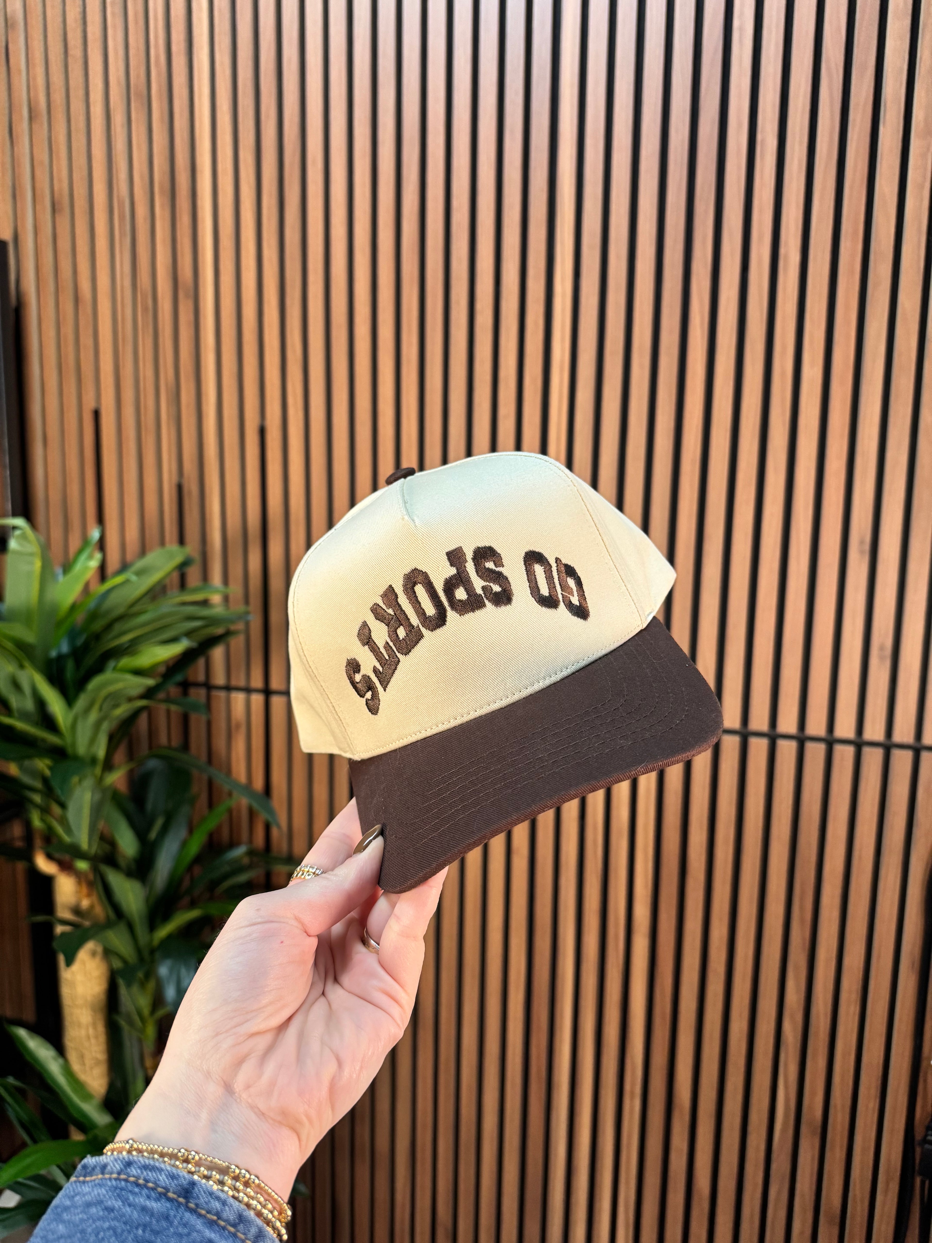 GO SPORTS Canvas Baseball Cap