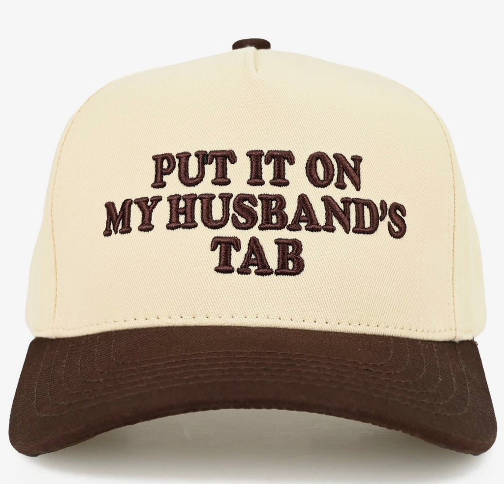 Put it on my Husband's Tab Baseball Cap